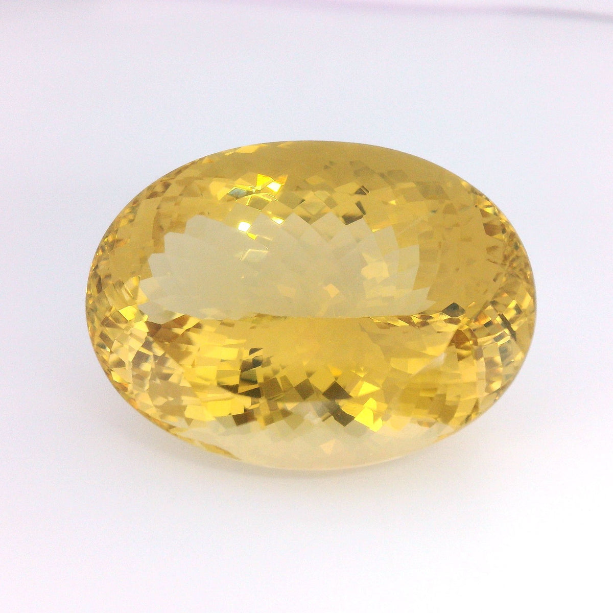 Oval Brown Heliodor 63.04ct loose gemstone