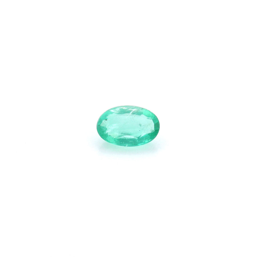 Oval Green Emerald 0.45ct loose gemstone