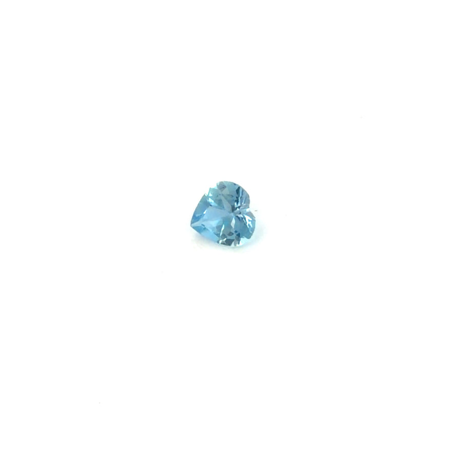 Heart Blue Aquamarine 0.35ct loose gemstone