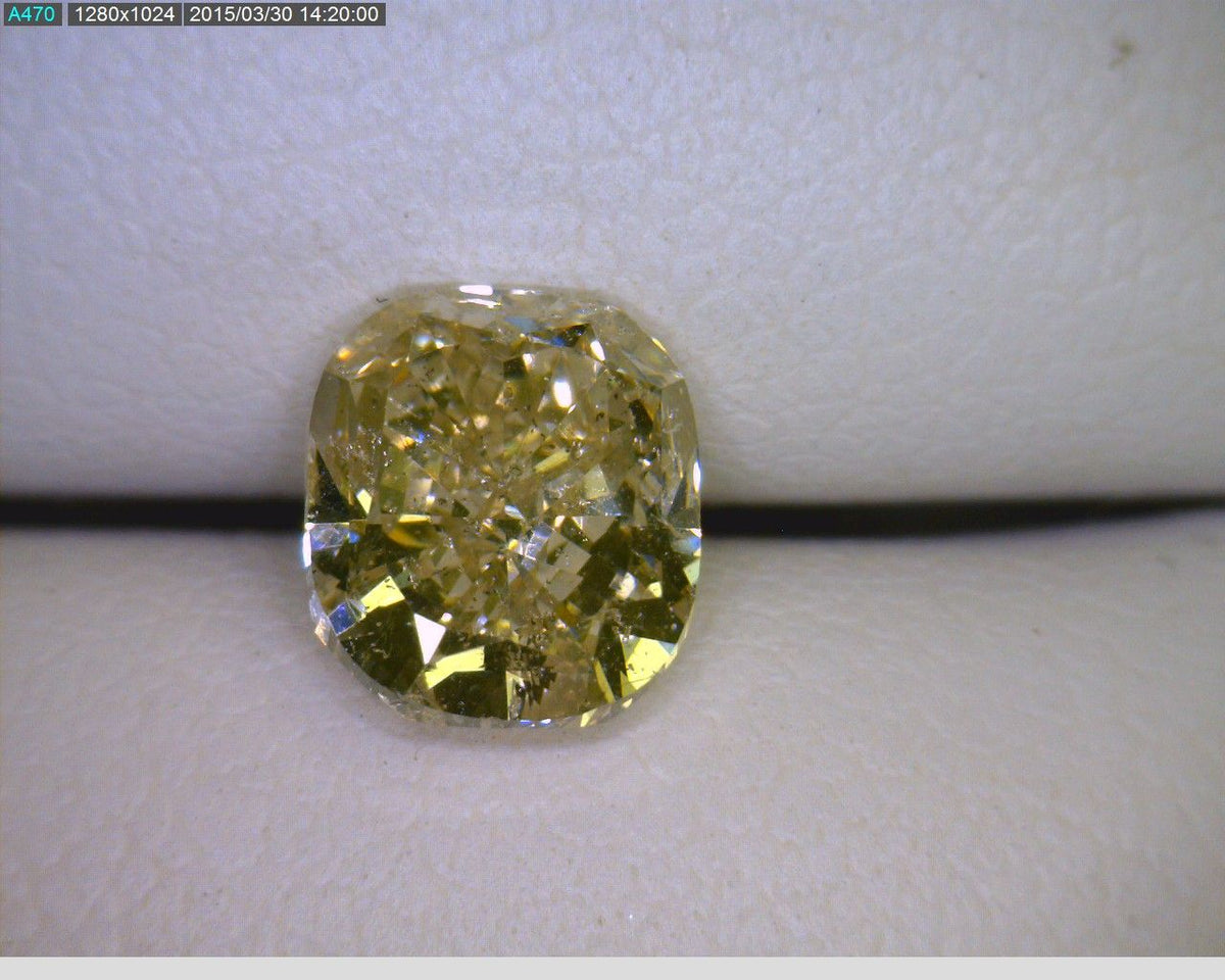 Cushion Champagne Natural Diamond 1.21ct SI2 loose diamond