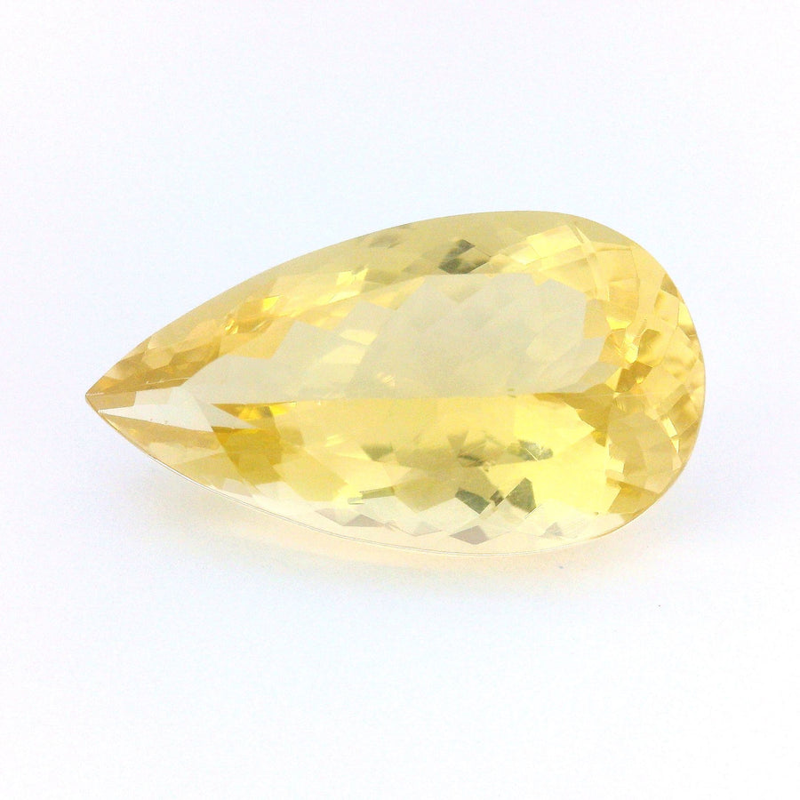 Pear Yellow Heliodor 9.52ct loose gemstone