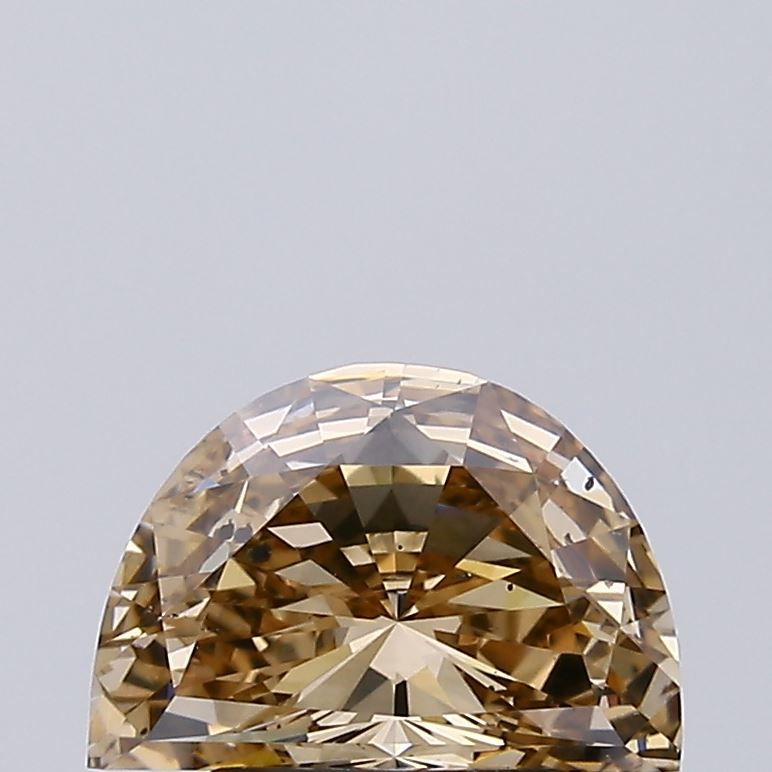 Half Moon Fancy Brown Natural Diamond 1.55ct SI2 loose diamond