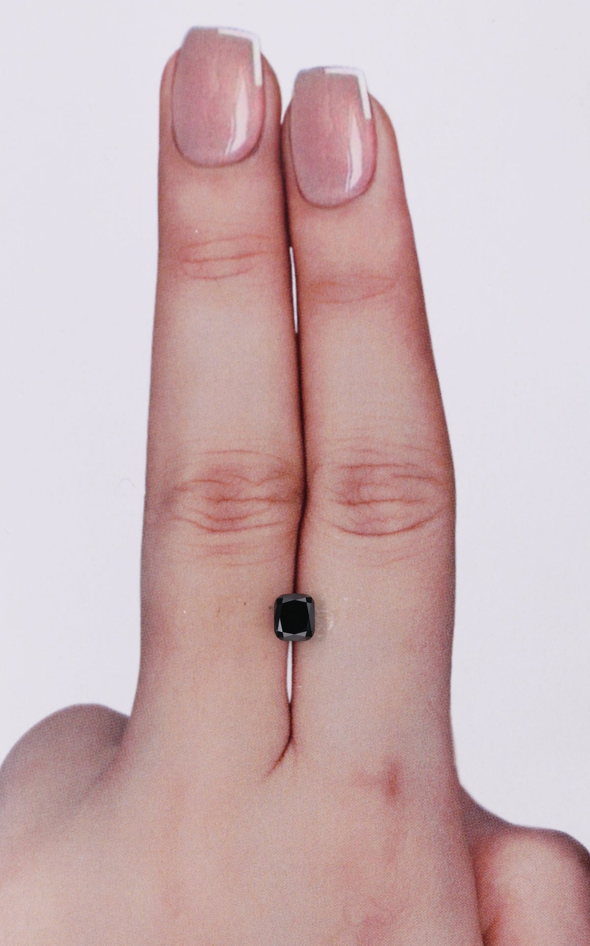 Cushion Black Natural Diamond 0.48ct loose diamond
