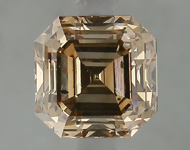 Asscher Brown Natural Diamond 2.25ct SI1 loose diamond