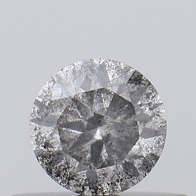 Round Salt And Pepper Natural Diamond 0.35ct I3 loose diamond
