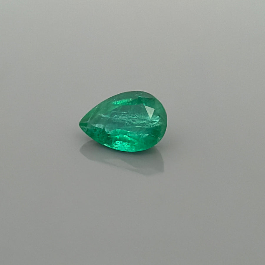 Pear Green Emerald 2.06ct loose gemstone