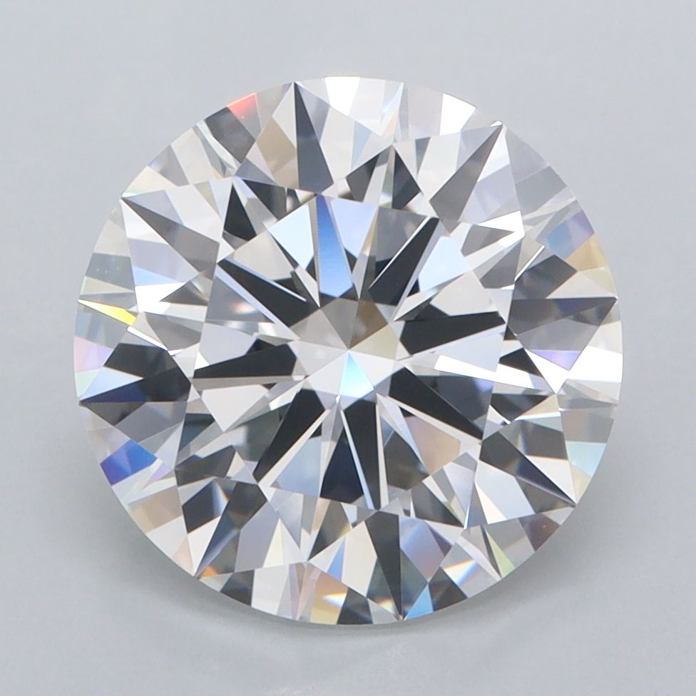 Round Lab-Grown Diamond 3.76ct D FL