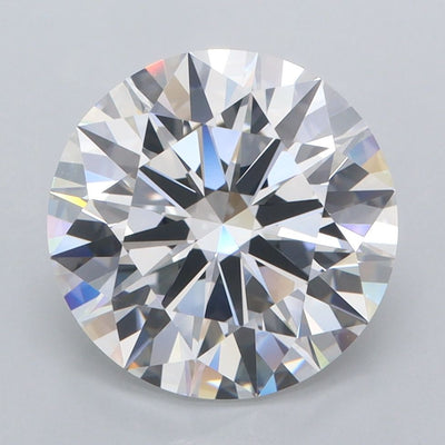 Round Lab-Grown Diamond 3.76ct D FL