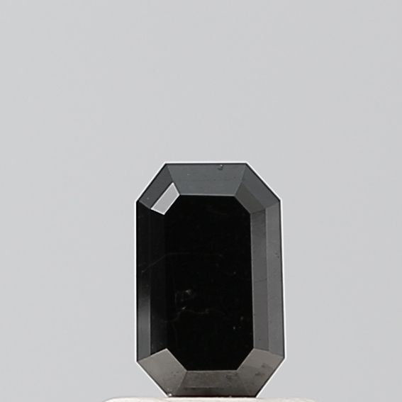 Emerald Black Natural Diamond 0.45ct VVS2 loose diamond