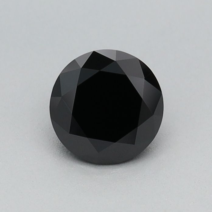 Round Fancy Black Lab-grown Diamond 0.35ct loose diamond