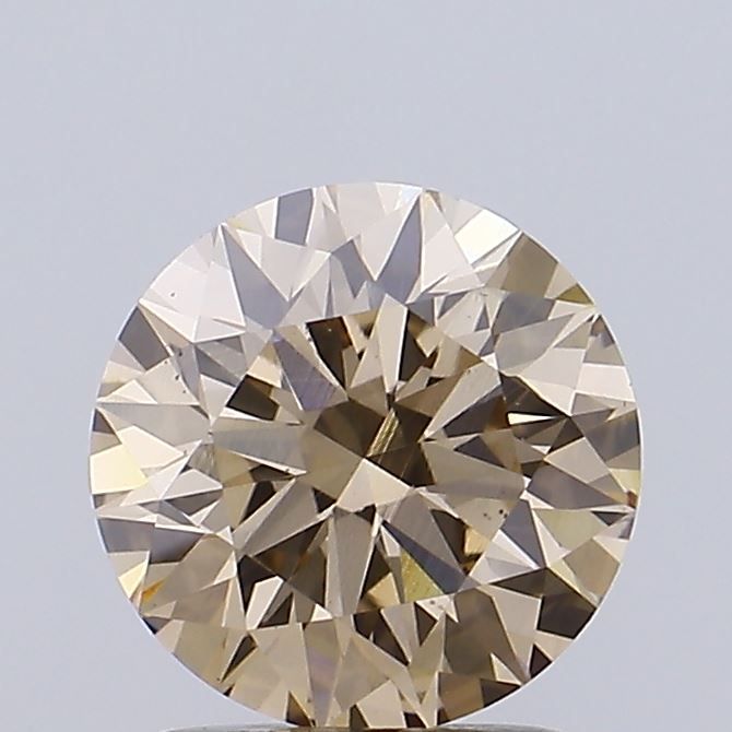 Round Fancy Light Brown Lab-grown Diamond 1.71ct VS1 loose diamond