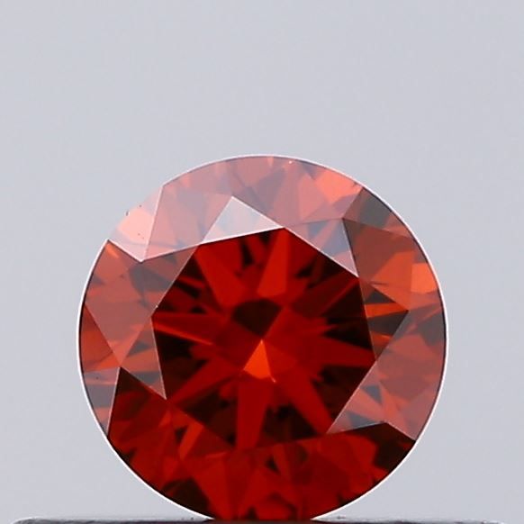 Round Fancy Deep Orange Lab-grown Diamond 0.26ct VVS2 loose diamond