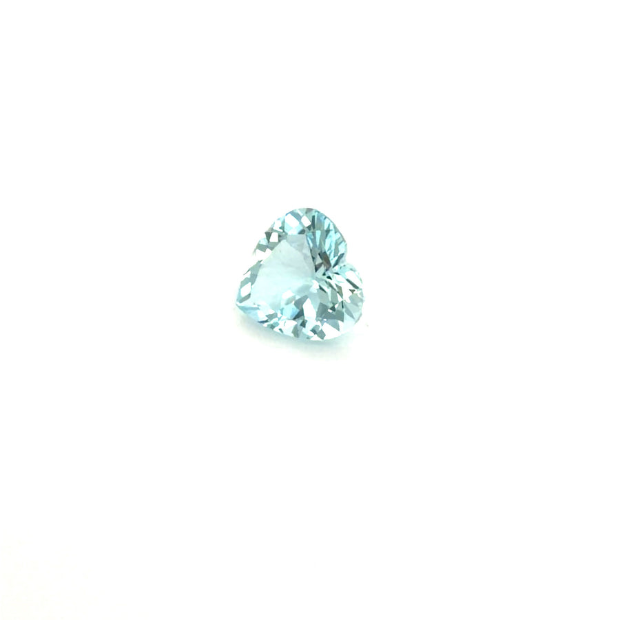 Heart Blue Aquamarine 1.52ct loose gemstone