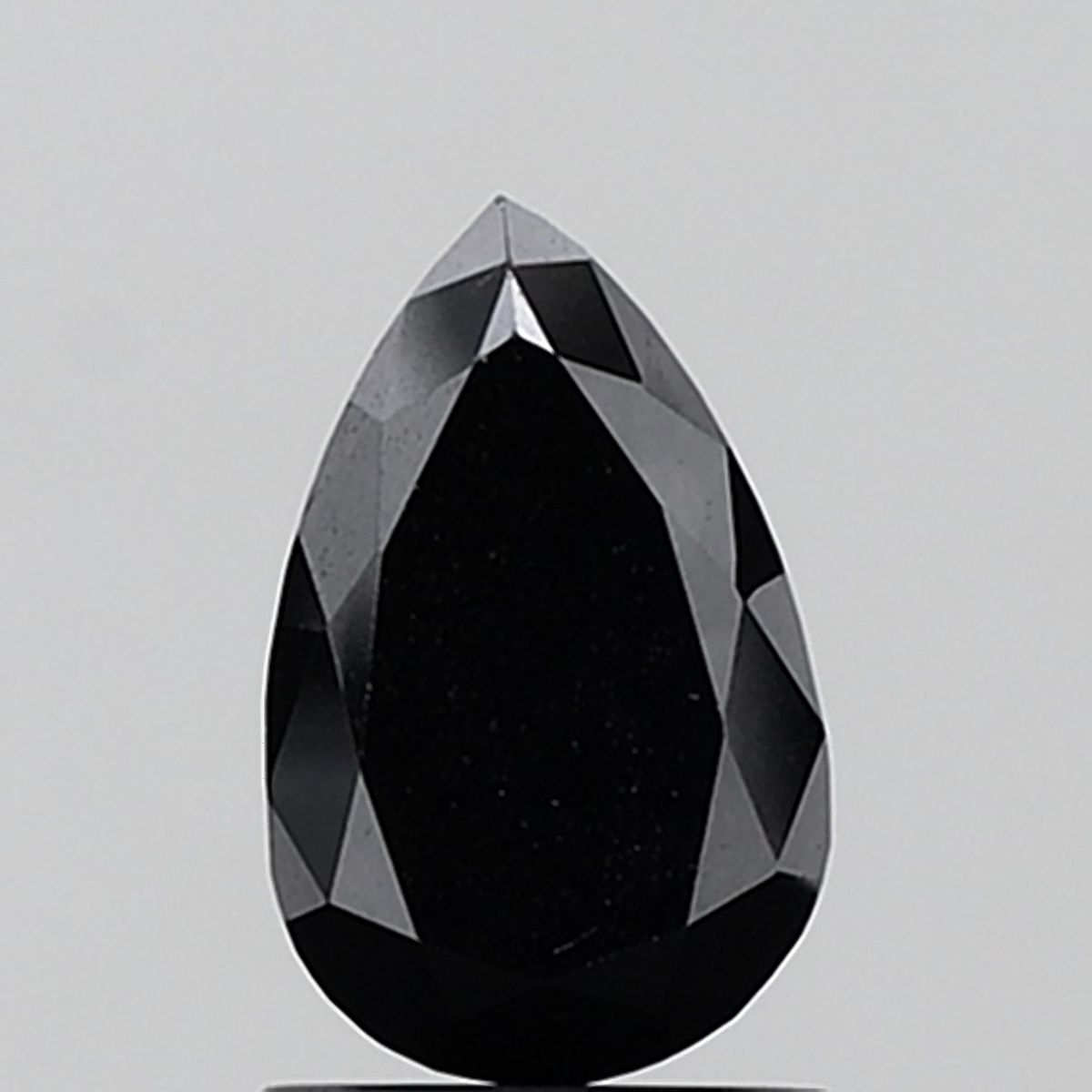 Pear Black Natural Diamond 1.91ct VS2 loose diamond