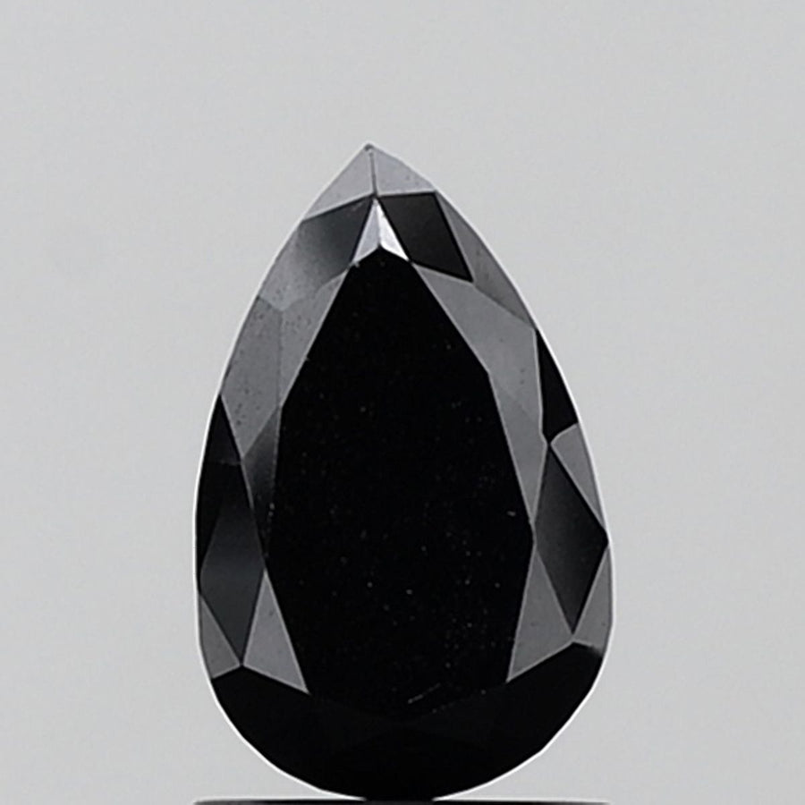 Pear Black Natural Diamond 1.91ct VS2 loose diamond