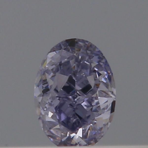 Oval Fancy Grayish Violet Natural Diamond 0.08ct loose diamond