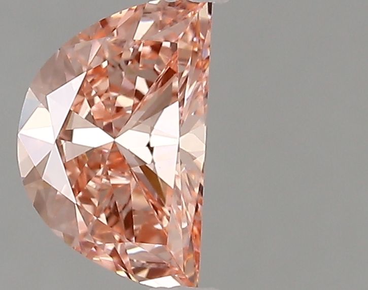 Half Moon Fancy Vivid Pink Lab-grown Diamond 1ct VS1 loose diamond