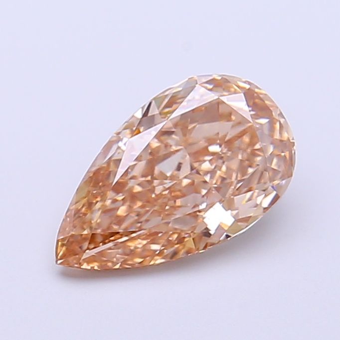 Pear Fancy Light Brown Lab-grown Diamond 1.34ct VS1 loose diamond