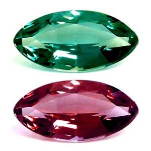 Marquise Green Alexandrite 0.1ct loose gemstone