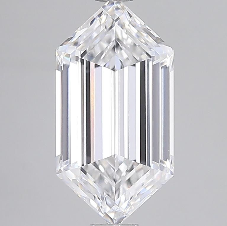 Hexagonal Lab-Grown Diamond 2.56ct D VVS1
