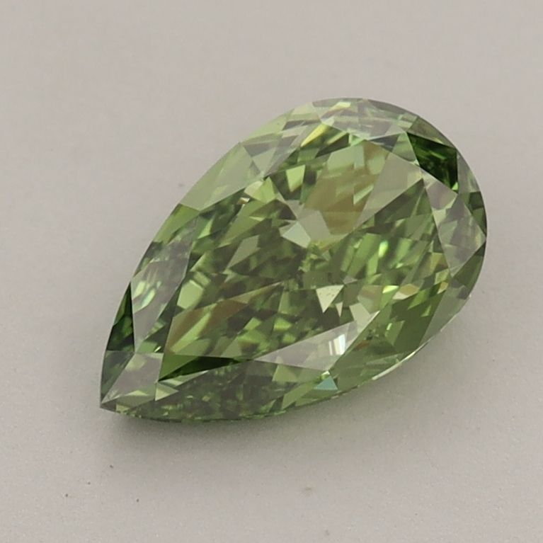 Pear Fancy Vivid Green Lab-grown Diamond 1.17ct VVS2 loose diamond