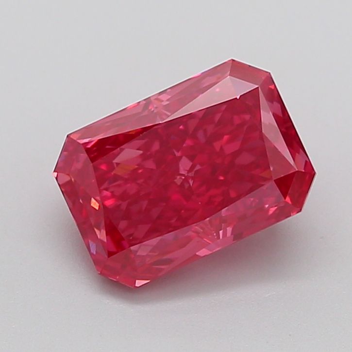 Radiant Fancy Vivid Red Lab-grown Diamond 3.08ct VS2 loose diamond