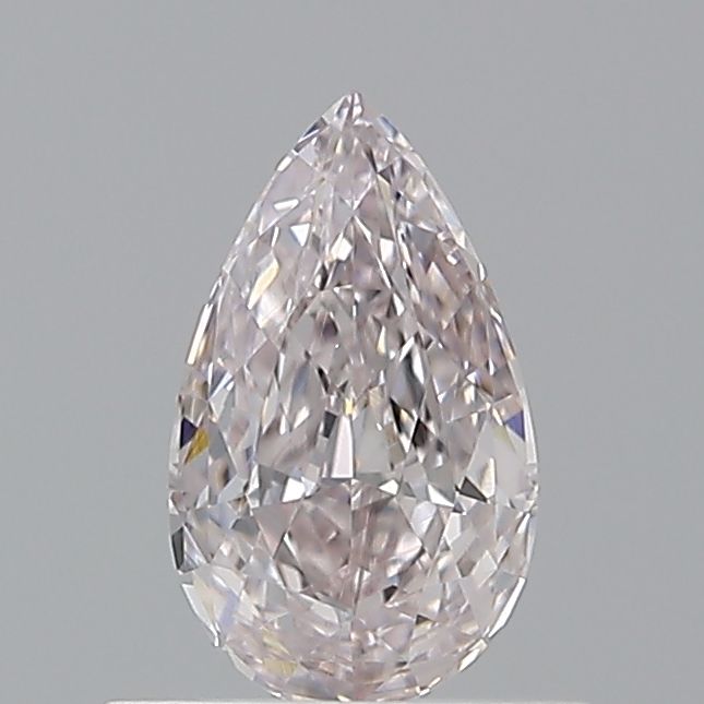 Pear Fancy Light Pink Natural Diamond 0.6ct VVS2 loose diamond