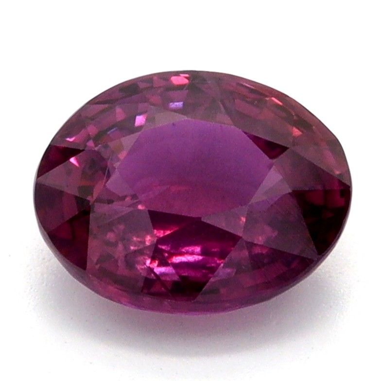 Oval Purple Sapphire 1.12ct loose gemstone