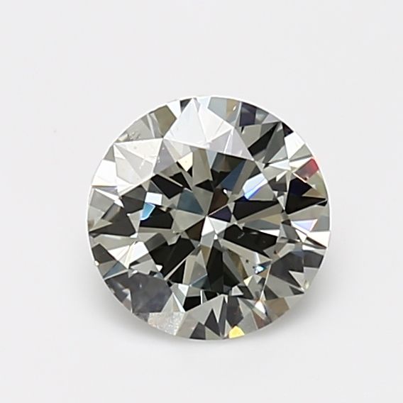 Round Fancy Light Gray Natural Diamond 1ct SI1 loose diamond