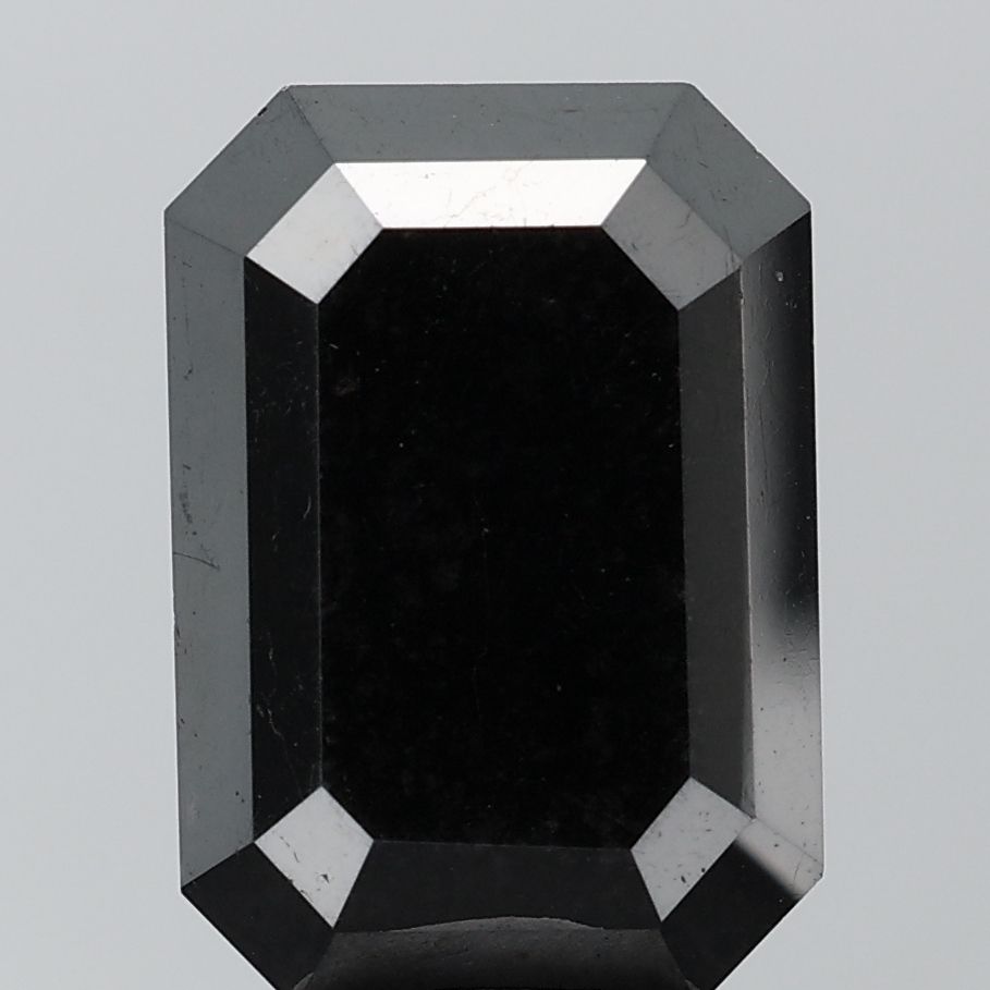 Emerald Black Natural Diamond 0.87ct VS1 loose diamond