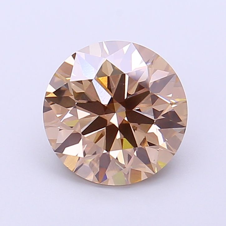 Round Fancy Light Brown Lab-grown Diamond 2.09ct VVS2 loose diamond