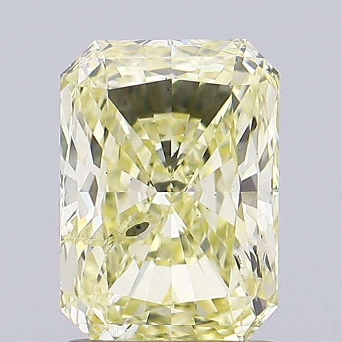Radiant Fancy Yellow Lab-grown Diamond 1.21ct SI2 loose diamond
