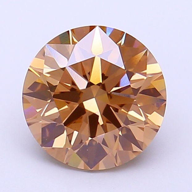 Round Fancy Brown Lab-grown Diamond 2.09ct VS1 loose diamond