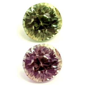 Round Green Alexandrite 0.5ct loose gemstone
