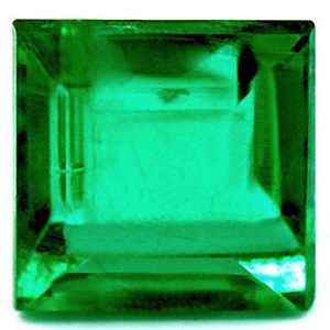 Square Green Emerald 1.39ct loose gemstone