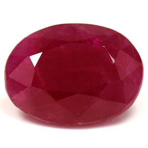 Oval Red Ruby 3.64ct loose gemstone