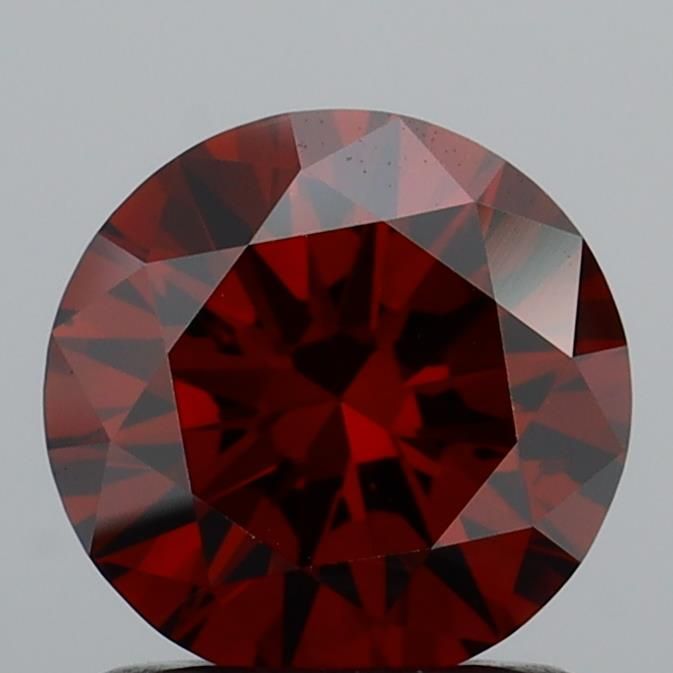 Round Fancy Deep Orange Lab-grown Diamond 1.13ct SI1 loose diamond