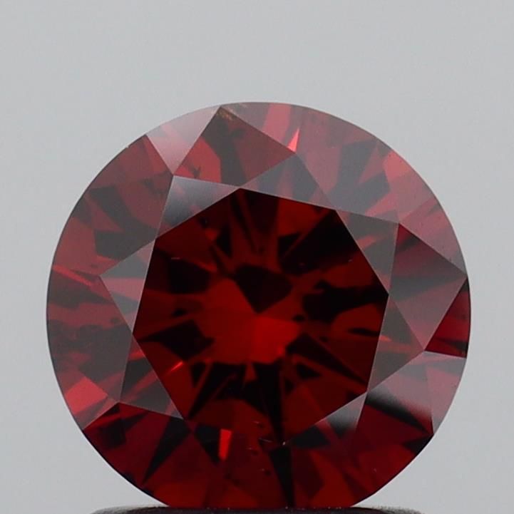 Round Fancy Deep Orangey Brown Lab-grown Diamond 1.14ct SI2 loose diamond