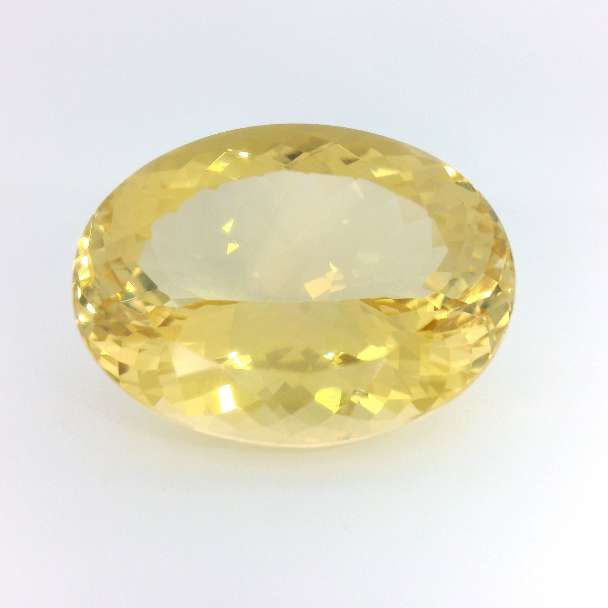 Oval Yellow Heliodor 18.66ct loose gemstone