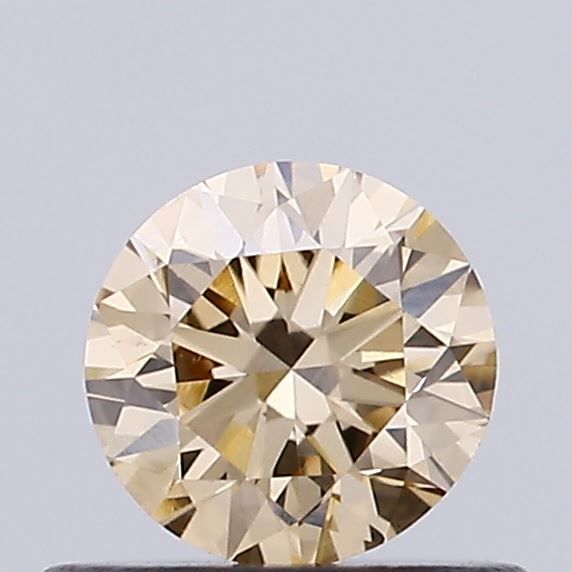Round Fancy Light Yellowish Brown Lab-grown Diamond 0.47ct VS1 loose diamond