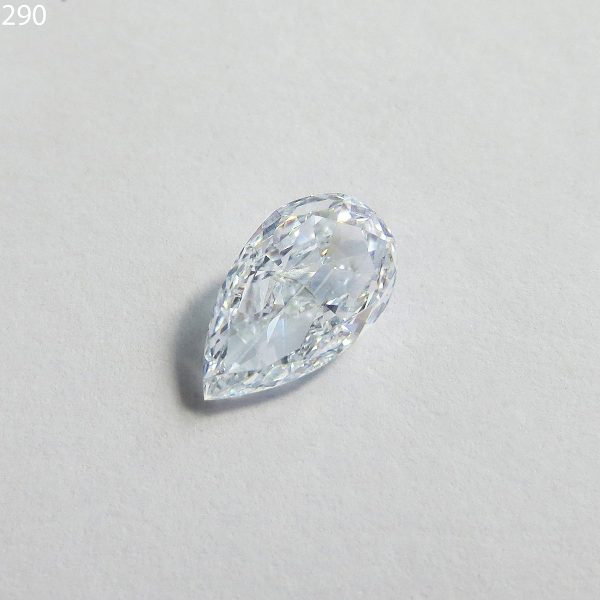 Pear Faint Blue Natural Diamond 0.83ct I1 loose diamond