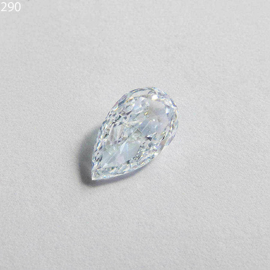 Pear Faint Blue Natural Diamond 0.83ct I1 loose diamond