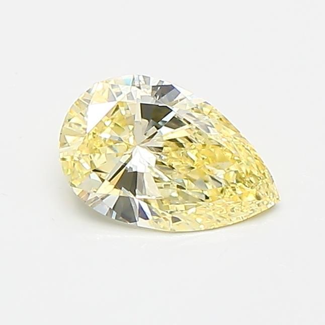 Pear Fancy Intense Yellow Lab-grown Diamond 0.45ct VS1 loose diamond