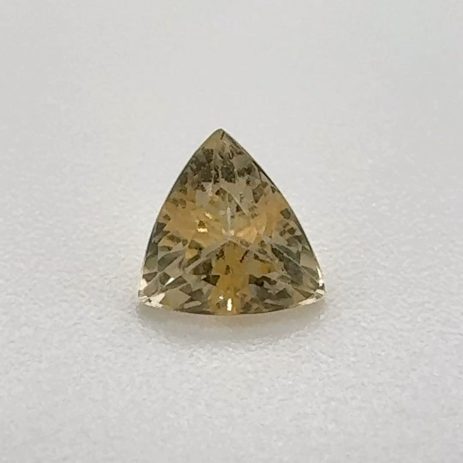 Trilliant Yellow Topaz 0.475ct loose gemstone