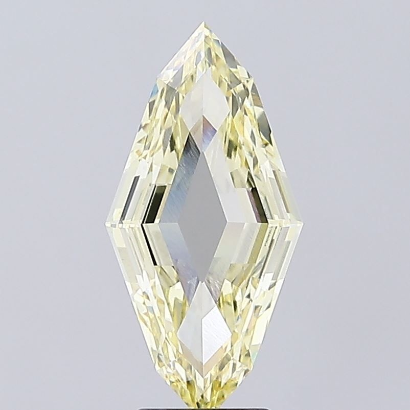 Lozenge Fancy Light Yellow Lab-grown Diamond 2.43ct VVS2 loose diamond