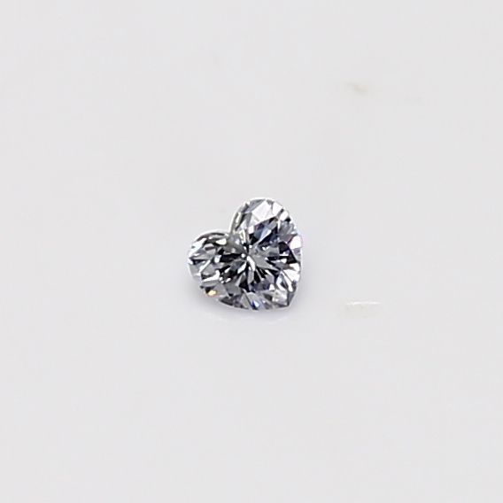 Heart Fancy Light Gray Natural Diamond 0.05ct loose diamond