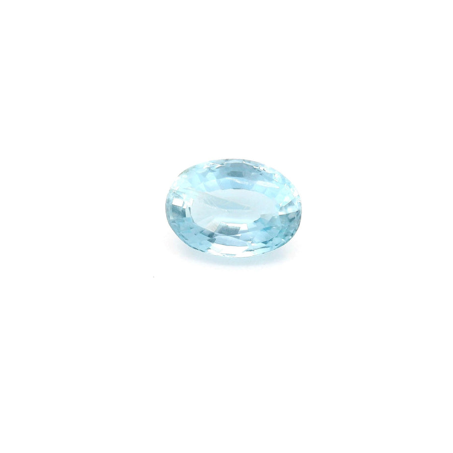 Oval Blue Aquamarine 0.96ct loose gemstone
