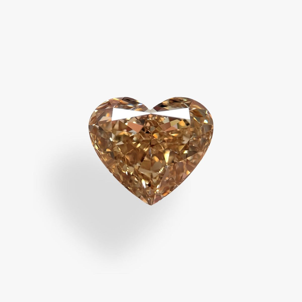 Heart Fancy Brown Natural Diamond 1.31ct VS2 loose diamond
