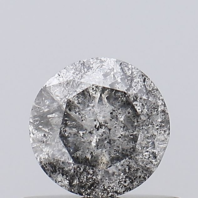 Round Salt And Pepper Natural Diamond 0.47ct I3 loose diamond