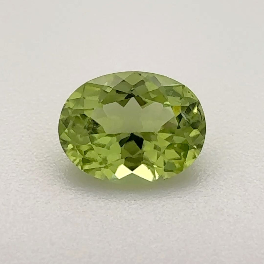 Oval Green Peridot 0.97ct loose gemstone